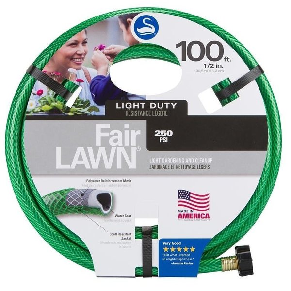 Swan SNFA12100 Garden Hose, 100 ft L, Plastic, Green CSNFA12100